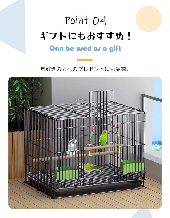 鳥かご旅行オウムケージ、鳥愛好家へのギフトフライトケージペット用品 