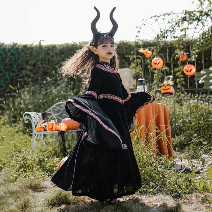 楽天市場 ハロウィン 仮装 子供 女の子 子供ドレス ハロウィン コスプレ 悪魔 ホラー ハロウィーン 衣装 ハロウィン ガール こども 中世ヨーロッパ貴族 吸血鬼 悪魔 中世紀 学園祭 赤ちゃん 宮廷装 仮装衣装 Halloween コスプレ 学園祭 パーティー服 イベント用