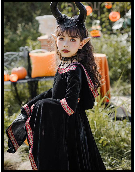 楽天市場 ハロウィン 仮装 子供 女の子 子供ドレス ハロウィン コスプレ 悪魔 ホラー ハロウィーン 衣装 ハロウィン ガール こども 中世ヨーロッパ貴族 吸血鬼 悪魔 中世紀 学園祭 赤ちゃん 宮廷装 仮装衣装 Halloween コスプレ 学園祭 パーティー服 イベント用