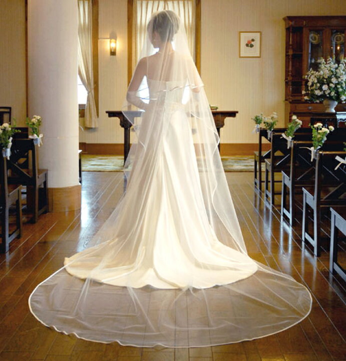 楽天市場】ウエディング ベール ロング ウエディングベール ブライダル  