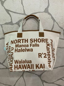 ロコハワイ LOCO HAWAII キャンバストートバッグ【 ブラウン 】