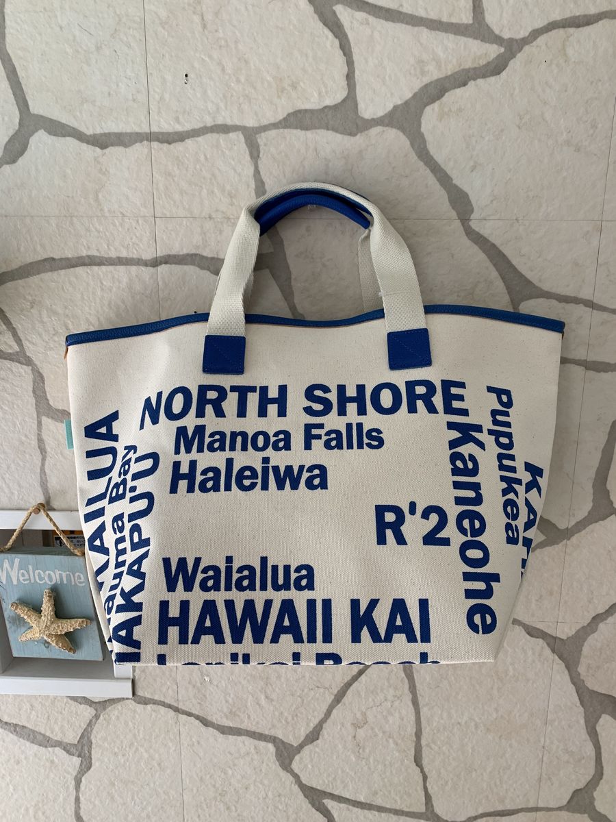 楽天市場】ロコハワイ LOCO HAWAII キャンバストートバッグ【 ブルー