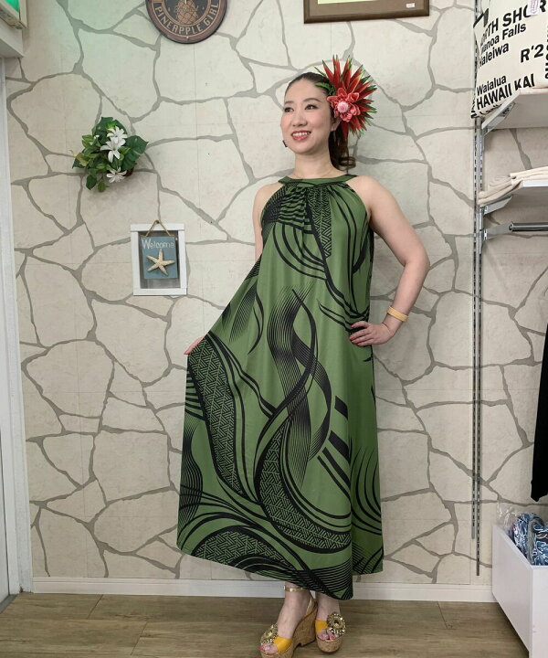 楽天市場】ハワイアン MANA DRESS MANOAマナドレス1 MANOA マノア 