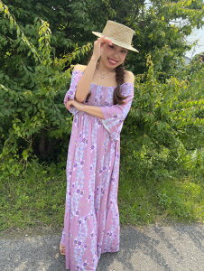 KALAUNU NEW OFF-SHOUL DRESS �@�J���E�k�j���[�I�t�V�����_�[�h���X
