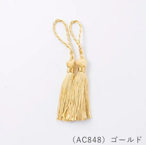 プチタッセル2本入 メルヘンアート 手芸 アクセサリー パーツ カラフル 房飾り ヘアアクセ