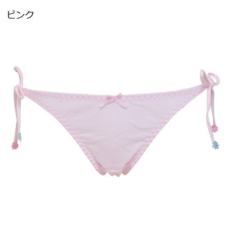 紐パンショーツ綿100%6色全色セット日本製下着福袋M/L/LLサイズ紐ショーツかわいいお花モチーフフルバックコットン100%スタンダードセクシーMARIICLUB/マリイクラブ