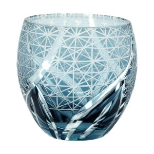 おちょこ 名入れ 切子 ぐい呑み プレゼント 日本酒 グラス 【 菊つなぎ模様 単品 】 父親 誕生日 名前入り ギフト お酒 おしゃれ 切子グラス お猪口 名入り 男性 女性 40代 50代 60代 還暦 古希