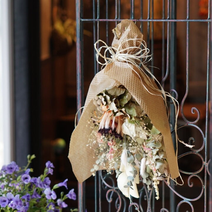 楽天市場】ドライフラワー ブーケ 花束 プレゼント 『 ボタニカル  