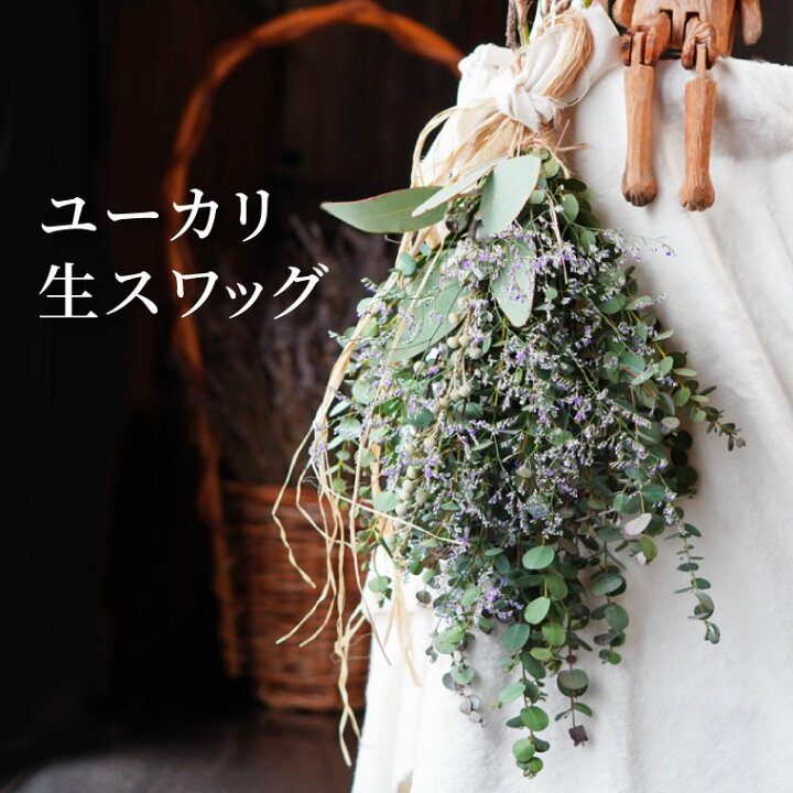 楽天市場】ブーケ オシャレ 玄関飾り 季節 アロマ 香り 『 ユーカリ 