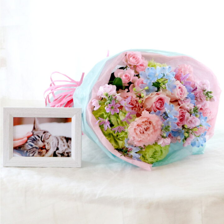 お買得 ペット お盆 初盆 お供え 花 星 あの子 生花 写真立て セット フラワー アレンジメント お悔やみ 送る お花 ギフト 犬 猫 命日 供花 仏花