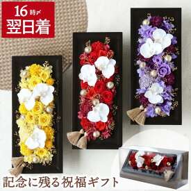 プレゼント プリザーブドフラワー バラ 祖母 古希 『胡蝶蘭とバラのお祝いフレーム 』 壁掛け 還暦祝い 女性 赤 おしゃれ 退職祝い 定年退職 新築祝い お祝い 誕生日プレゼント 義母 母親 60代 50代 傘寿 米寿 祝い 結婚記念日 妻 開店祝い サロン 薔薇 クリスマス