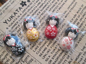マグネット 和小物 夢こけし 桜柄 和み 和小物 和雑貨 和風 和柄 かわいい 【日本製】プレゼントにいかがでしょうか!!ゆうパケット可能!!リュウコドウ
