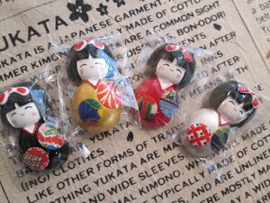 マグネット 和小物 夢こけし 和柄 和み 和小物 和雑貨 和風 和柄 かわいい 【日本製】プレゼントにいかがでしょうか!!ゆうパケット可能!!リュウコドウ