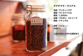 コーヒー豆 ◆ 送料無料 ◆ グアテマラ ウリアス ☆ 100g・150g・200g ☆ スペシャリティーコーヒー 量り売り マリンバコーヒー 自家焙煎 珈琲 ナチュラル 直火式 コーヒーギフト 誕生日 プレゼント 母の日 父の日 ホワイトデー バレンタインデー