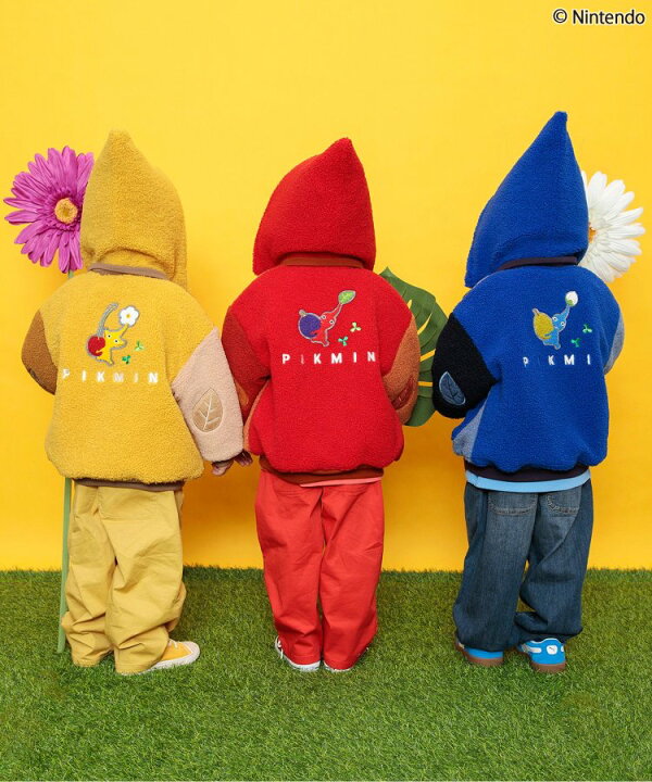 楽天市場】☆30％OFF☆ BREEZE ピクミン リバーシブルボアブルゾン  