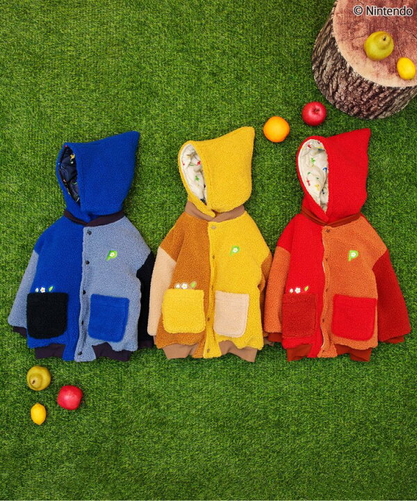 楽天市場】☆30％OFF☆ BREEZE ピクミン リバーシブルボアブルゾン  