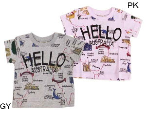 ☆60%OFF☆F.O.KIDSコラボHARUNA YAMAKAWA地図半袖Tシャツ R307139_夏