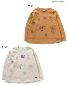 ☆30％OFF☆メール便送料無料F.O.KIDSトムとジェリーコラボモチーフ刺繍長袖Tシャツ　R406083_23秋冬