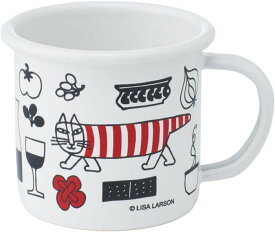 関東～関西送料無料 スケーター(Skater) ・ホーロー マグカップ 380ml リサ・ラーソン キッチン ENMG4-A LISA LARSON 猫