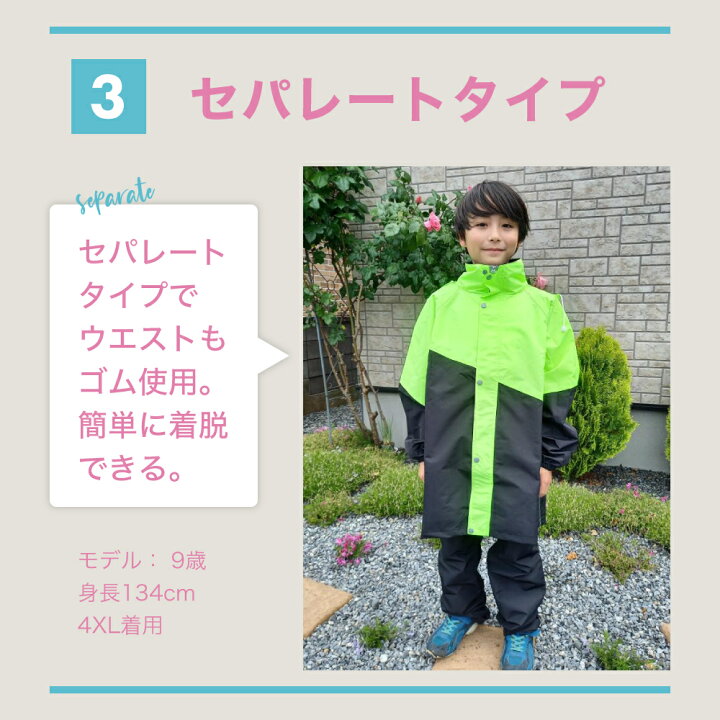 楽天市場】【4/16限定 最大15%OFFクーポン】 レインコート キッズ 