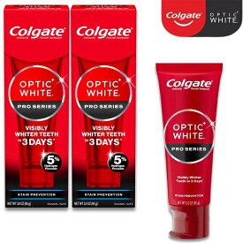 【送料無料】コルゲート Colgate オプティックホワイト プロシリーズ 歯磨き粉 85g 選べる1本/2本/3本/6本/12本 海外仕様 ハミガキ オーラルケア ヴィーガン 正規品 メール便 送料無料 まとめ買い Colgate Optic White Pro Series 85g