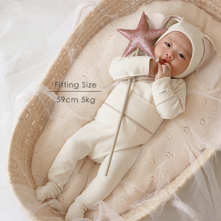 楽天市場 韓国 ベビー服 ラビットみみ付きボンネット ナチュラル 韓国 ベビー服 女の子 韓国ベビー服 新生児 帽子 ベビーファッション 無料無料 アニマル ナチュラル 春秋 男の子 新生児 おしゃれ 女の子 ベビー 出産準備 Baby Bonnet 60cm 70cm Gift マリンキャッスル