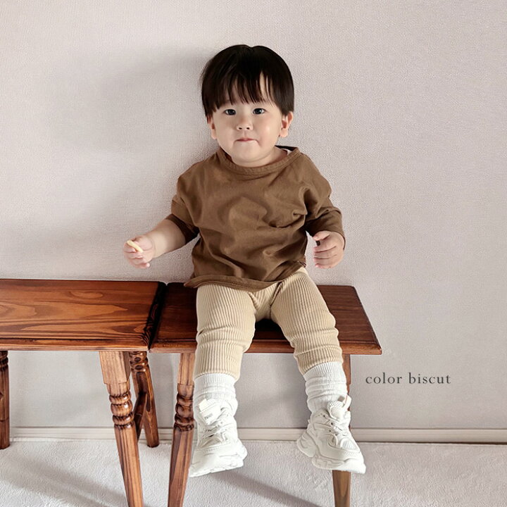 楽天市場 スーパーsale商品 韓国子供服 リブレギンス ナチュラル 韓国 子供服 春秋 韓国 ファッション 韓国子ども服 男の子 キッズ 女の子 韓国 ベビー服 ボトムス スパッツ 無地 80cm 90cm 100cm 110cm 1cm 130cm Leggings 韓国子供服 マリンキャッスル 湘南の