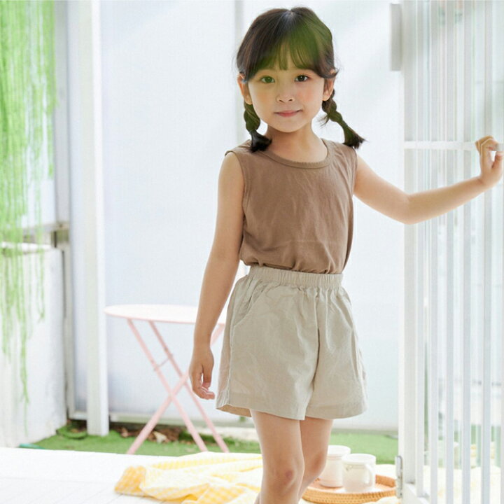 楽天市場】ショートパンツ タンクトップ 韓国子供服 サマーホリック  
