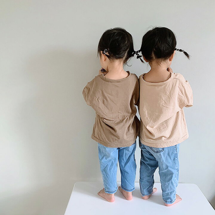 楽天市場 送料無料 子供服 ソフト無地半袖tシャツ 夏 ナチュラル 韓国子供服 韓国 ベビー服 保育園着 キッズファッション 男の子 女の子 オーバーサイズ 90cm 100cm 110cm 1cm 130cm ティーシャツ 韓国子供服 マリンキャッスル 湘南の韓国子供服 マリンキャッスル