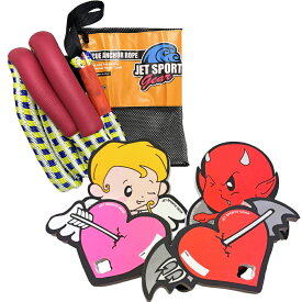 TIGHT JAPAN（タイトジャパン）ループ付き レスキューアンカーロープ（ホワイト） ＆選べるフローティングマーカーセット　*パーツ