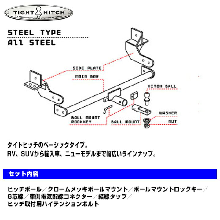 楽天市場】タイトヒッチ(タイトジャパンヒッチメンバー) デリカD5 