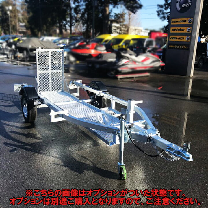 楽天市場】REX-JBTRBF 2輪車牽引専用 トレーラー（小型規格）バイク 
