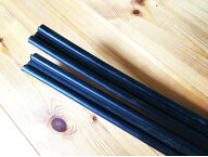 トレーラー用レール 約2m（黒）樹脂製 ロングサイズ　2本セット※沖縄・離島別途送料