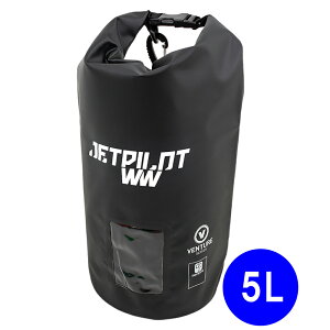 JETPILOT(�W�F�b�g�p�C���b�g)�@VENTURE 5L DRY SAFE BAG�@�E�H�[�^�[�v���[�t�o�b�O�@Matt Black�i5���b�^�[�j��ACS21908 *�Z�[���i*�L�����Z���E�ԕi �s��