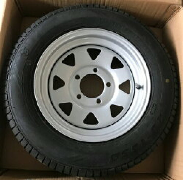 楽天市場】トレーラー用 タイヤ ホイールセット 12インチ 1本 REX 