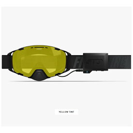 509　スノー用 電熱ゴーグル *AVIATOR 2.0 IGNITE S1 GOGGLE＜Black With Yellow＞ 日本正規品 *曇らない*ヒートゴーグル*ファイブオーナイン