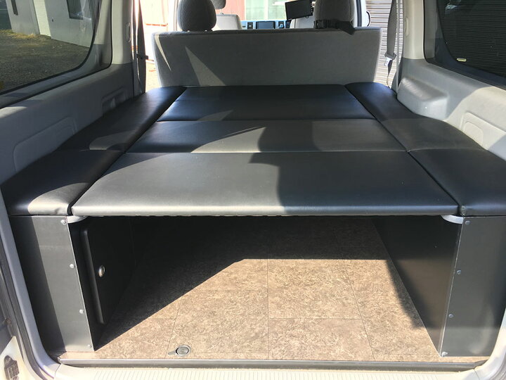 楽天市場】200系ハイエースワイドボディ S-GL用ボックスタイプ ベッド 
