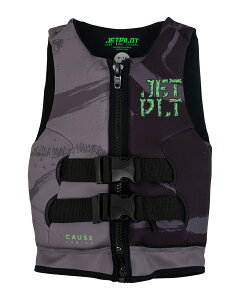 JETPILOT�i�W�F�b�g�p�C���b�g�j�q���p���C�t�x�X�g *THE CAUSE SHARK F/E KIDS NEO VEST�yJA20211�zCHAR/BLACK ���[�X�@���C�t�W���P�b�g *�Z�[���i*�L�����Z���E�ԕi �s��