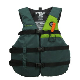 JETPILOT（ジェットパイロット）スロットル 3バックル CGAナイロンベスト（GREEN）*胸囲76cm ~ 132cmまで対応 ＃JA23201CGA *セール品*キャンセル・返品 不可