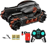 ラジコン戦車 RCタンクシリーズ 水爆弾タンク RCタンクおもちゃ 2.4Ghz無線操作 360度回転 水爆弾発射 ラ…