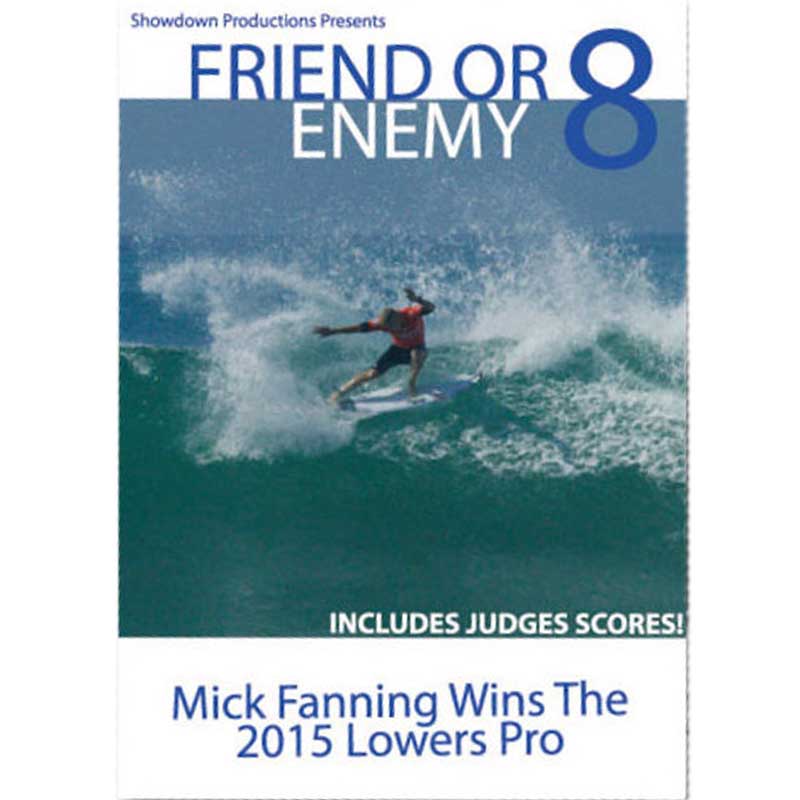 WCT第8戦 2015 Hurley Pro の内容を収録  【4/5(火)P最大21倍!期間限定クーポン有】 Hurley FRIEND OR ENEMY８ Surf DVD サーフィン