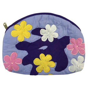 【30日 全商品 ポイント 2倍】 ハワイアンキルト Hawaiian Quilt アロハポーチ Hawaiian Quilt ハワイアン雑貨 バッグ キルト生地トートバッグ ハワイアンキルト バッグ ハワイ ホヌ 亀 花 プルメリア