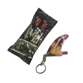 【18日 全商品 ポイント 2倍】 バレンタイン チョコ サーフボード フィン キーホルダー ハワイアンホースト チョコレート セット レインボーフィン Rainbow fin プチギフト お返し プレゼント サーフィン ロングボード サーファー プレゼント メンズ