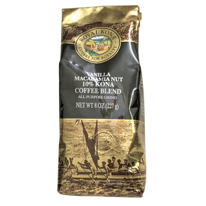 y10 Si |Cg 2{z ROYAL KONA Coffee CRiR[q[ 10% Kona CoffeeBlend Vanilla Macadamia 7oz 198g oj}J_~A R[q[ Mtg   nC 荂 Ƃ  v[
