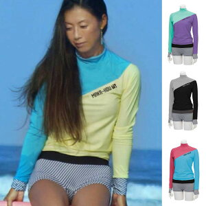 【30日 全商品 ポイント 2倍】 ラッシュガード レディース 上下セット マカホー MAKA-HOU 紫外線対策 女性用 UVカット Turtle Neck with Hot Pants 25W04 71S サーフブランド サーフィン サーファー 水着 サ