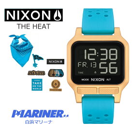 【24日20時〜 マラソンP最大31倍！クーポン有】 NIXON THE HEAT ニクソン ヒート チームエディション 腕時計 100m防水 10気圧防水 メンズ レディース ユニックス ラバー 送料無料 男性 女性 ギフト 誕生日プレゼント かっこいい おしゃれ 限定カラー サーフィン ジョンジョン