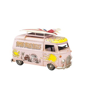 【マラソン P最大 22倍 クーポンあり】 ブリキのおもちゃ ヴィンテージバス 写真立て フォトフレーム ノスタルジックデコ レトロ アンティーク風 置物 オブジェ インテリア 雑貨 小物 ブルー