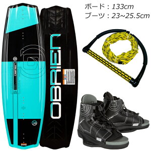 オブライエン バルハラ ウェイクボード セット 2024年モデル OBRIEN VALHALLA ユニセックス ボード ブーツ ビンディング ハンドル ロープ メインライン 保証 正規品 送料無料