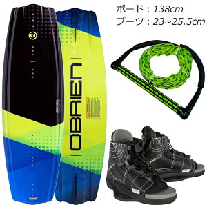 オブライエン バルハラ ウェイクボード セット 2025年モデル OBRIEN VALHALLA ユニセックス ボード ブーツ ビンディング ハンドル ロープ メインライン 保証 正規品 送料無料