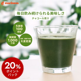【20%ポイントバック】飲みやすい 腸活 青汁 満足度95％ 美味しい ダイエット 間食 チャコール 減量 国産 日本製 無添加 人工甘味料不使用 女性向け 完全栄養食 マリネス 公式 mariness 3g×30包入り抹茶 食物繊維 菌活 大麦若葉 抹茶 もぎたて 朝摘み 乳酸菌